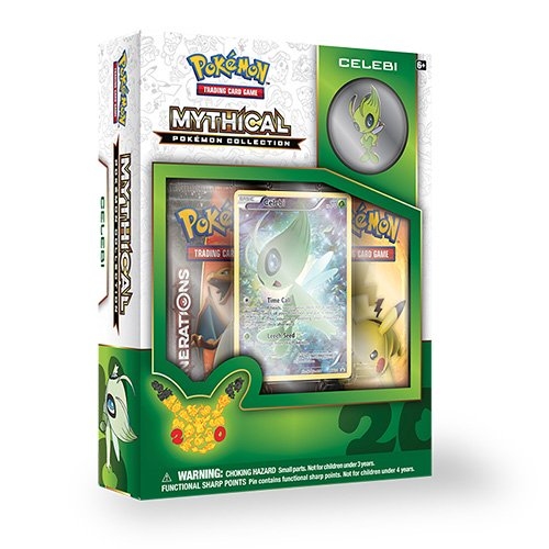 Celebi Mythical Collection Box from Generations Pokémon card set